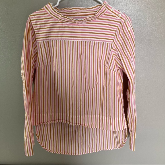 JCrew Funnelneck Cotton Top - Picture 4 of 9